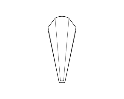 Ideal-tek High Precision Tweezers – Style 3 – Anti-Acid / Anti-Magnetic Stainless Steel – 110mm (4.3″) – Swiss Made
