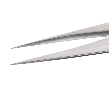 Ideal-tek High Precision Tweezers – Style 3 – Anti-Acid / Anti-Magnetic Stainless Steel – 120mm (4.7″) – Swiss Made