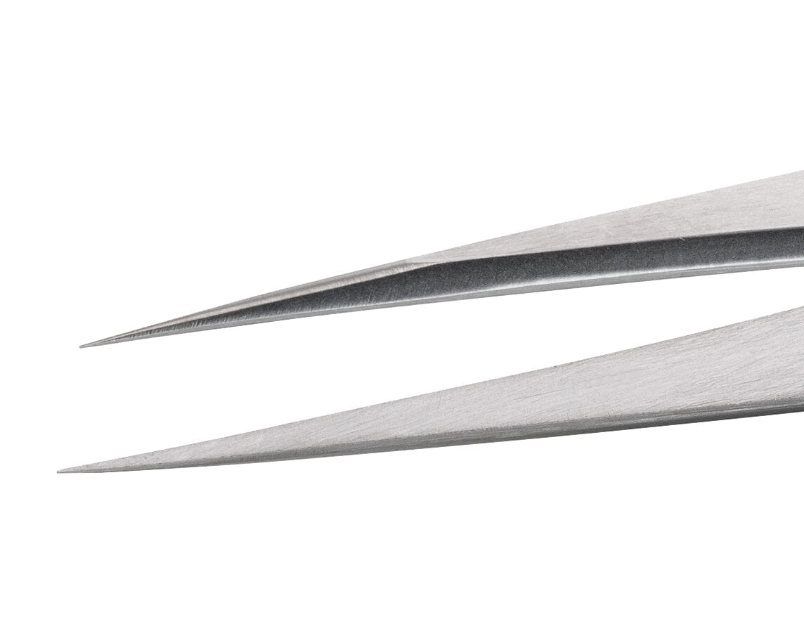 Ideal-tek High Precision Tweezers – Style 3 – Carbon Steel – 120mm (4.7″) – Swiss Made