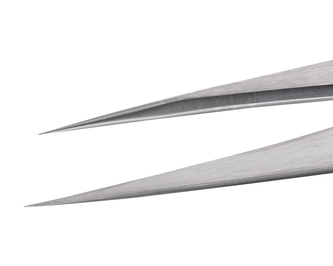 Ideal-tek High Precision Tweezers – Style 3 – Stainless Steel – 120mm (4.7″) – Swiss Made