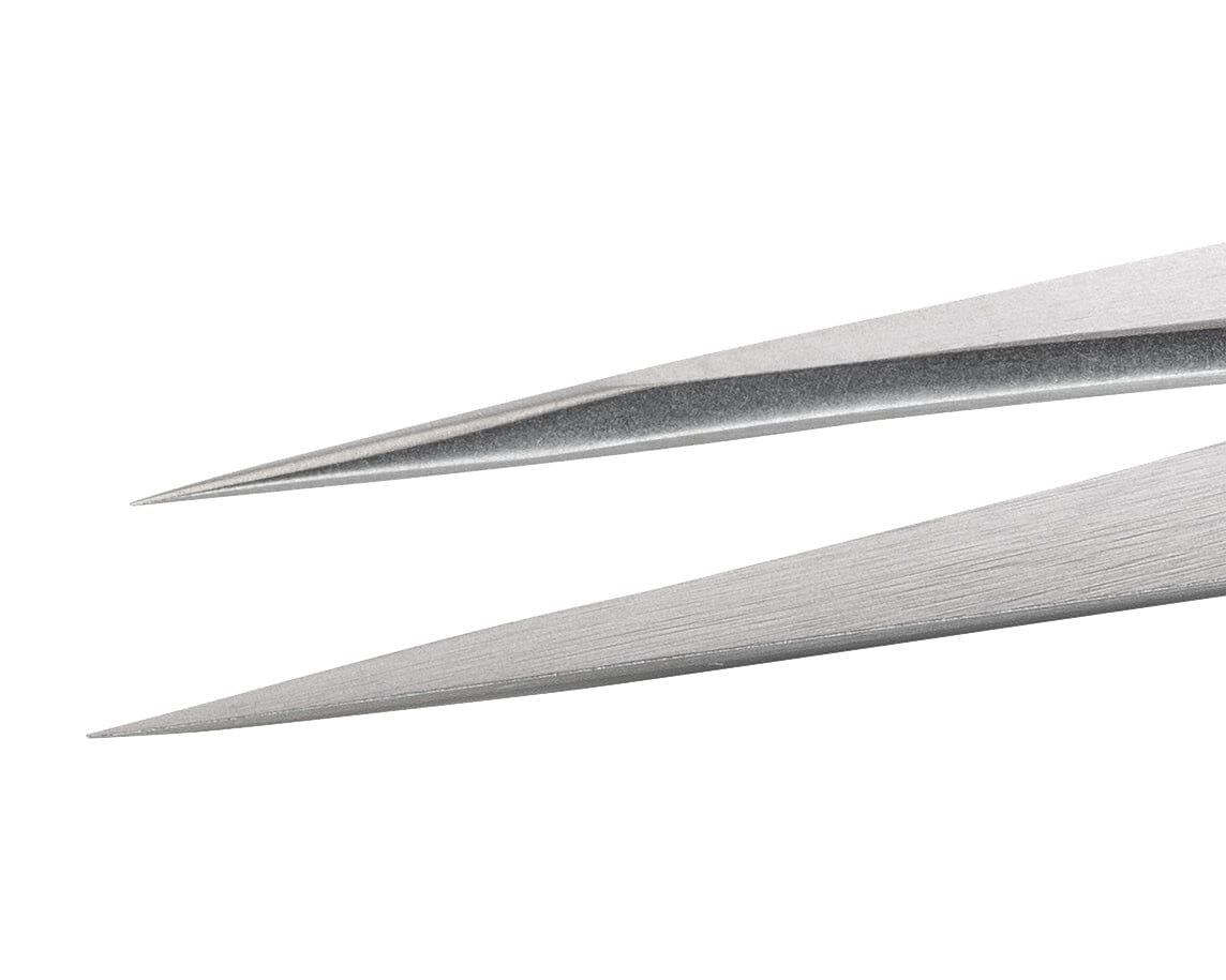 Ideal-tek High Precision Tweezers – Style 3 – Superalloy Anti-Magnetic – 110mm (4.3″) – Swiss Made