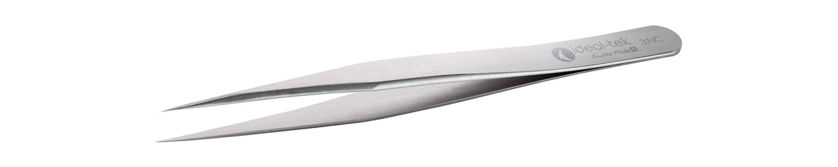 Ideal-tek High Precision Tweezers – Style 3 – Superalloy Anti-Magnetic – 120mm (4.7″) – Swiss Made