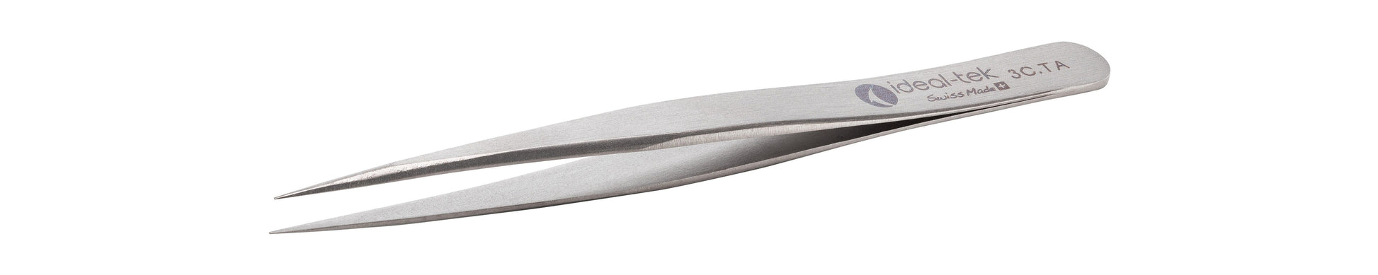 Ideal-tek High Precision Tweezers – Style 3 – Titanium – 110mm (4.3″) – Swiss Made