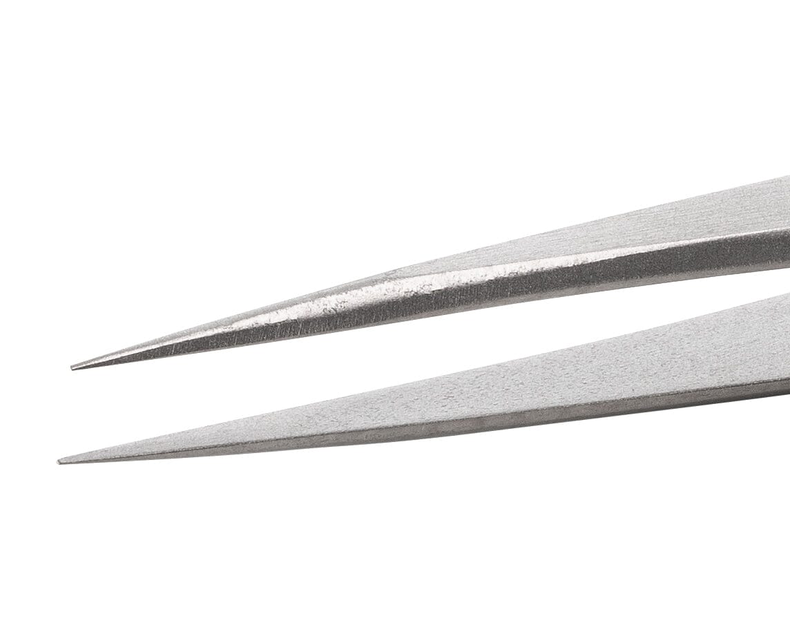 Ideal-tek High Precision Tweezers – Style 3 – Titanium – 110mm (4.3″) – Swiss Made