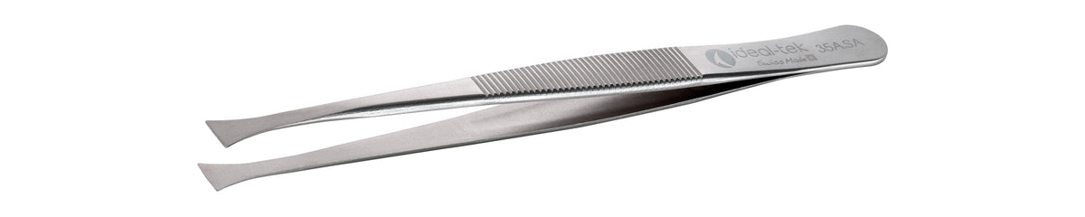 Ideal-tek High Precision Tweezers – Style 35A – Anti-Acid / Anti-Magnetic Stainless Steel – 120mm (4.7″) – Swiss Made