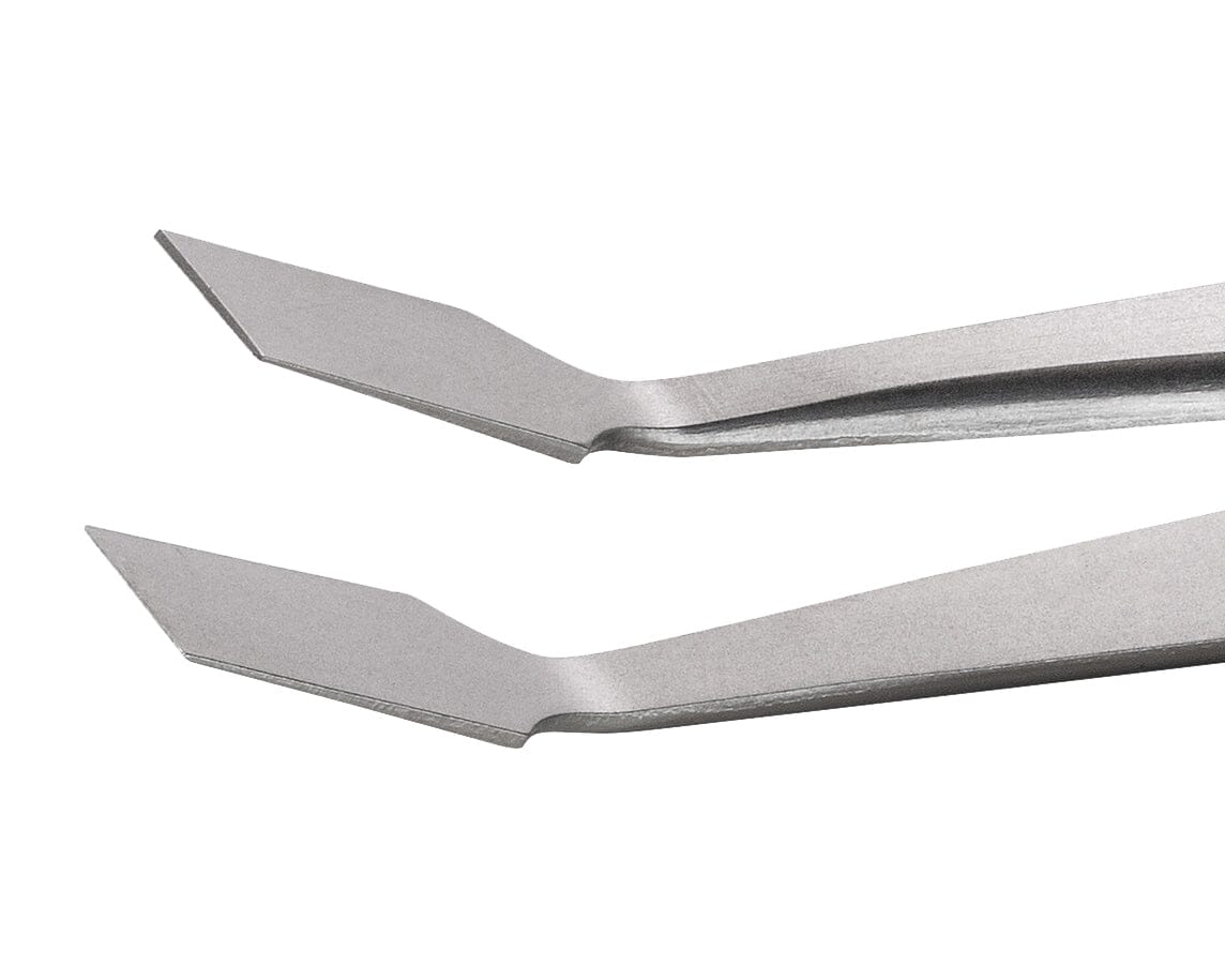 Ideal-tek High Precision Tweezers – Style 36A – Anti-Acid / Anti-Magnetic Stainless Steel – 120mm (4.7″) – Swiss Made