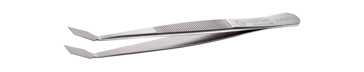 Ideal-tek High Precision Tweezers – Style 36A – Anti-Acid / Anti-Magnetic Stainless Steel – 120mm (4.7″) – Swiss Made