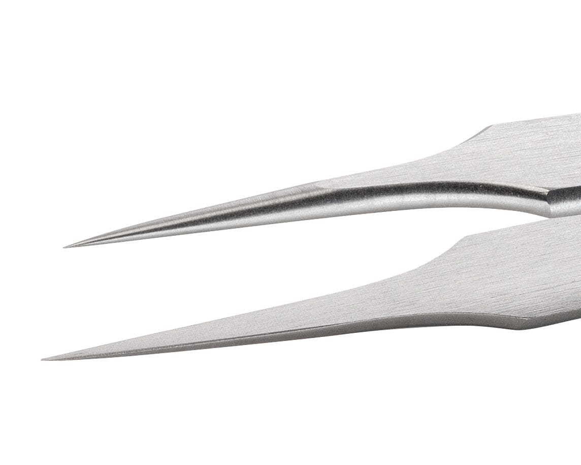 Ideal-tek High Precision Tweezers – Style 4 – Superalloy Anti-Magnetic – 110mm (4.3″) – Swiss Made