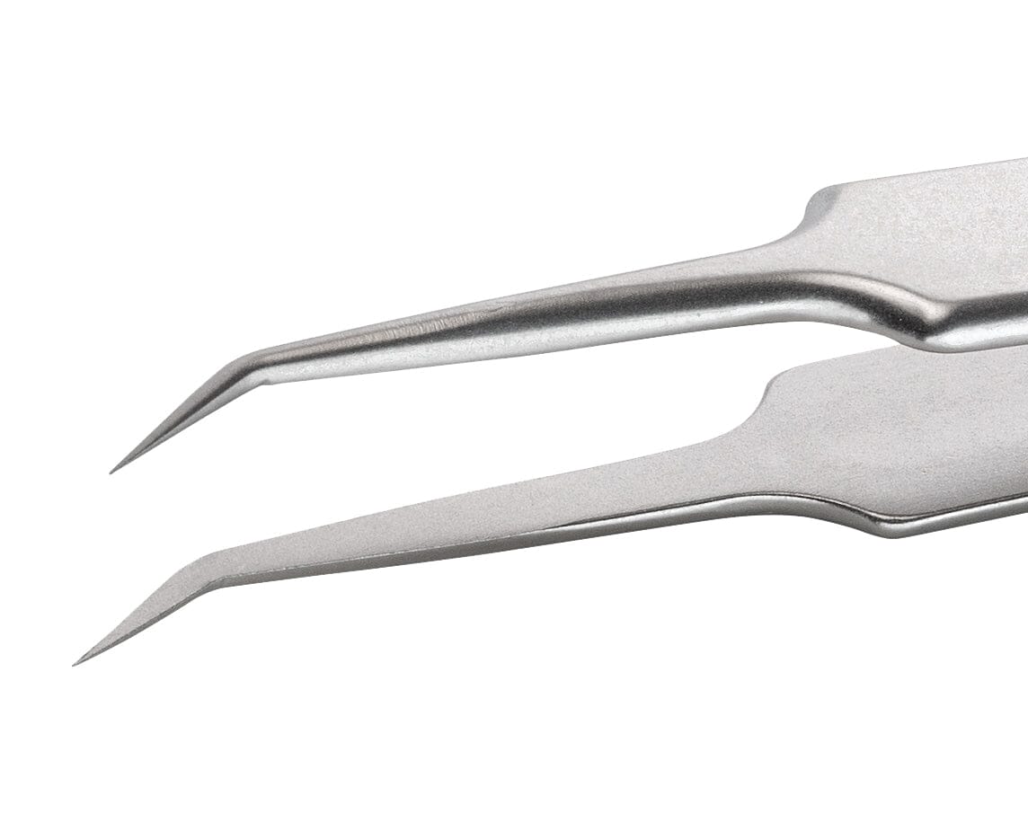 Ideal-tek High Precision Tweezers – Style 5 – Anti-Acid / Anti-Magnetic Stainless Steel – 110mm (4.3″) – Swiss Made
