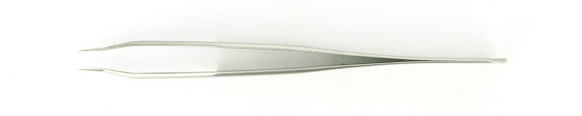 Ideal-tek High Precision Tweezers – Style 5 – Anti-Acid / Anti-Magnetic Stainless Steel – 115mm (4.5″) – Swiss Made