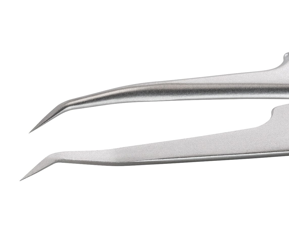 Ideal-tek High Precision Tweezers – Style 5 – Anti-Acid / Anti-Magnetic Stainless Steel – 115mm (4.5″) – Swiss Made