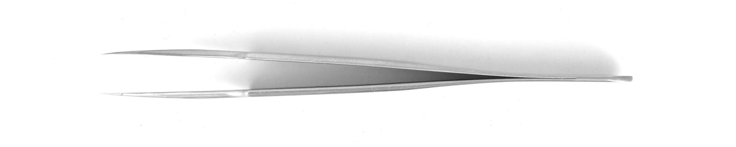 Ideal-tek High Precision Tweezers – Style 5 – High-alloy Anti-Acid / Anti-Magnetic Stainless Steel – 110mm (4.3″) – Swiss Made
