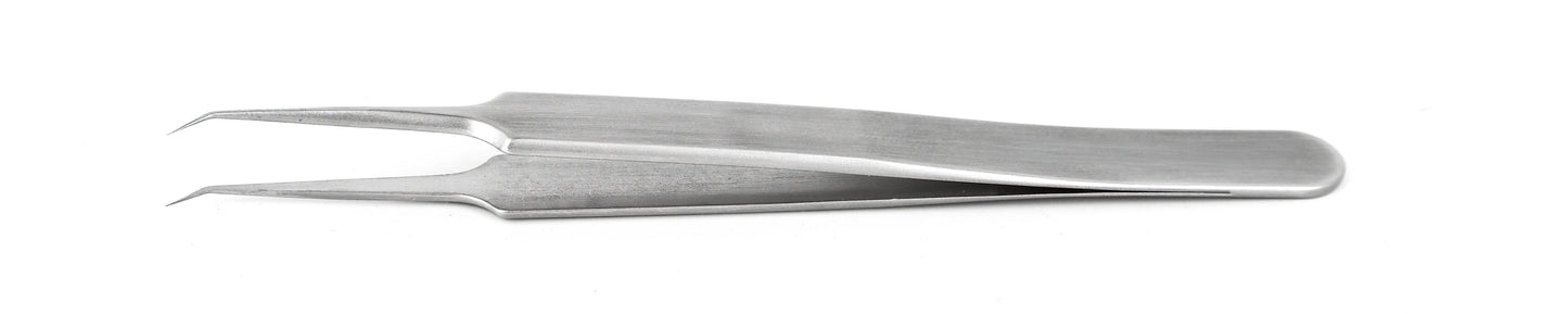 Ideal-tek High Precision Tweezers – Style 5 – High-alloy Anti-Acid / Anti-Magnetic Stainless Steel – 110mm (4.3″) – Swiss Made