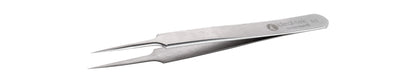 Ideal-tek High Precision Tweezers – Style 5 – Stainless Steel – 110mm (4.3″) – Swiss Made