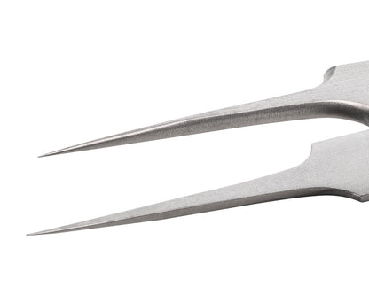Ideal-tek High Precision Tweezers – Style 5 – Titanium – 110mm (4.3″) – Swiss Made