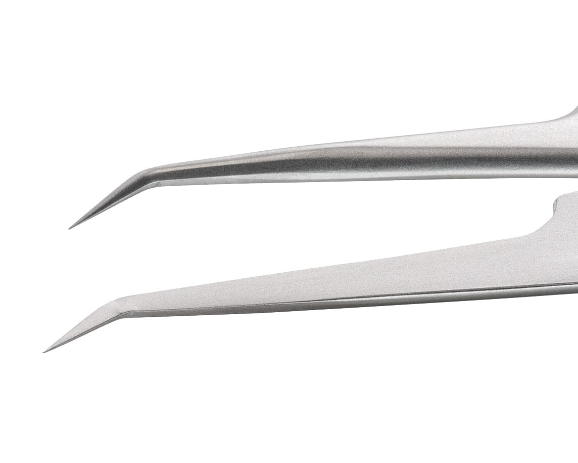 Ideal-tek High Precision Tweezers – Style 51S – Anti-Acid / Anti-Magnetic Stainless Steel – 115mm (4.5″) – Swiss Made