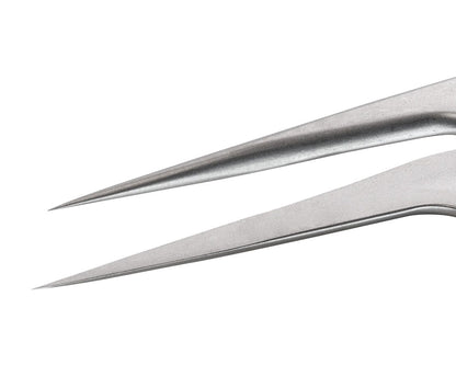 Ideal-tek High precision tweezers – Style 5A – Anti-Acid / Anti-Magnetic Stainless Steel – 110mm (4.3″) – Swiss Made
