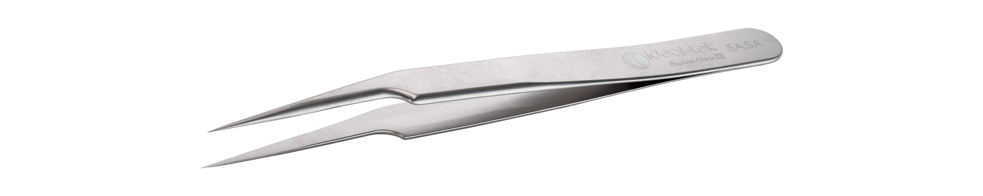 Ideal-tek High precision tweezers – Style 5A – Anti-Acid / Anti-Magnetic Stainless Steel – 110mm (4.3″) – Swiss Made