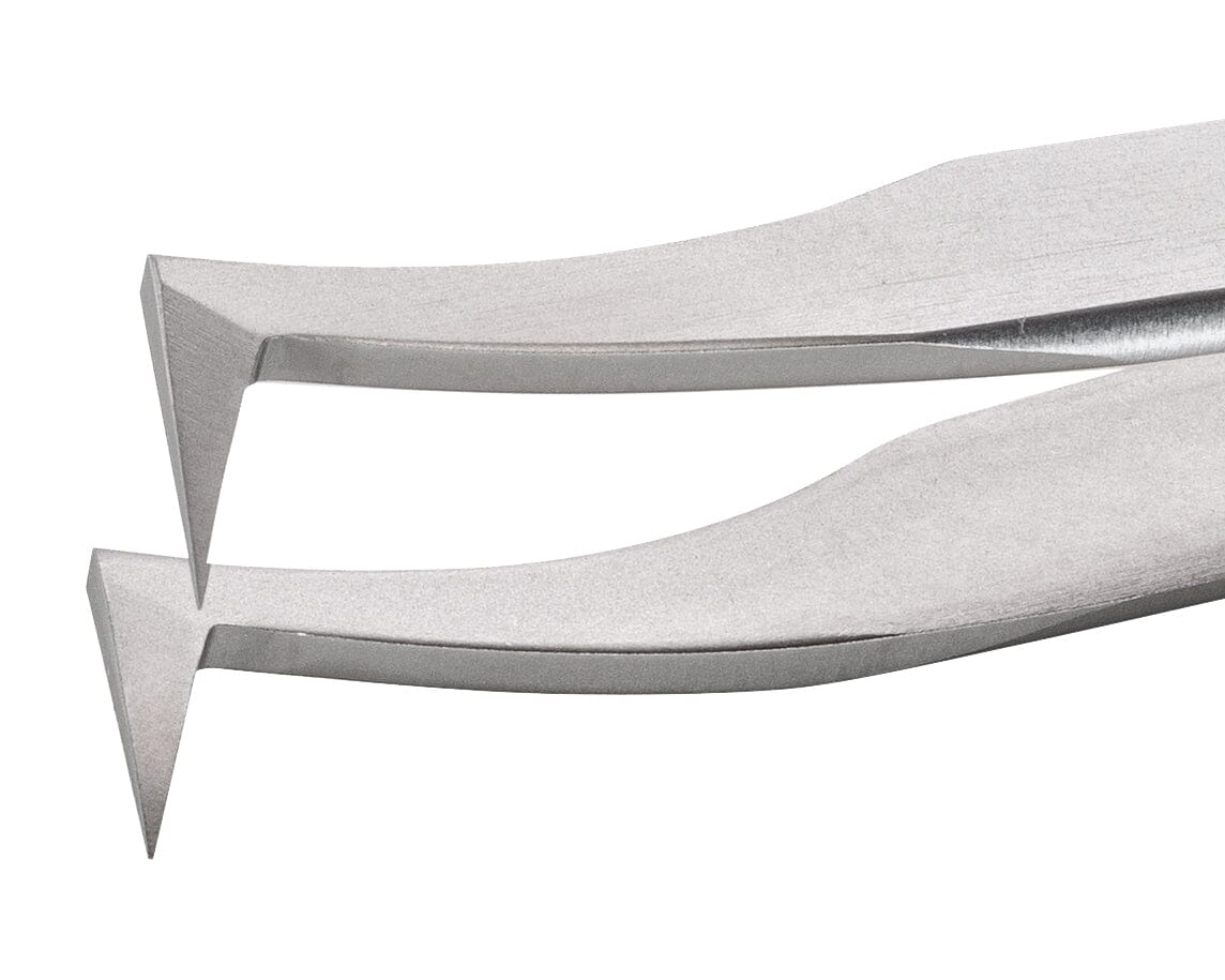 Ideal-tek High Precision Tweezers – Style 6 – Anti-Acid / Anti-Magnetic Stainless Steel – 115mm (4.5″) – Swiss Made