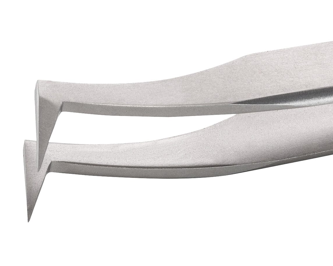 Ideal-tek High Precision Tweezers – Style 6 – Anti-Acid / Anti-Magnetic Stainless Steel – 115mm (4.5″) – Swiss Made