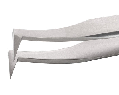 Ideal-tek High Precision Tweezers – Style 6 – Anti-Acid / Anti-Magnetic Stainless Steel – 115mm (4.5″) – Swiss Made