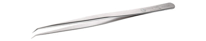 Ideal-tek High Precision Tweezers – Style 65A – Anti-Acid / Anti-Magnetic Stainless Steel – 140mm (5.5″) – Swiss Made