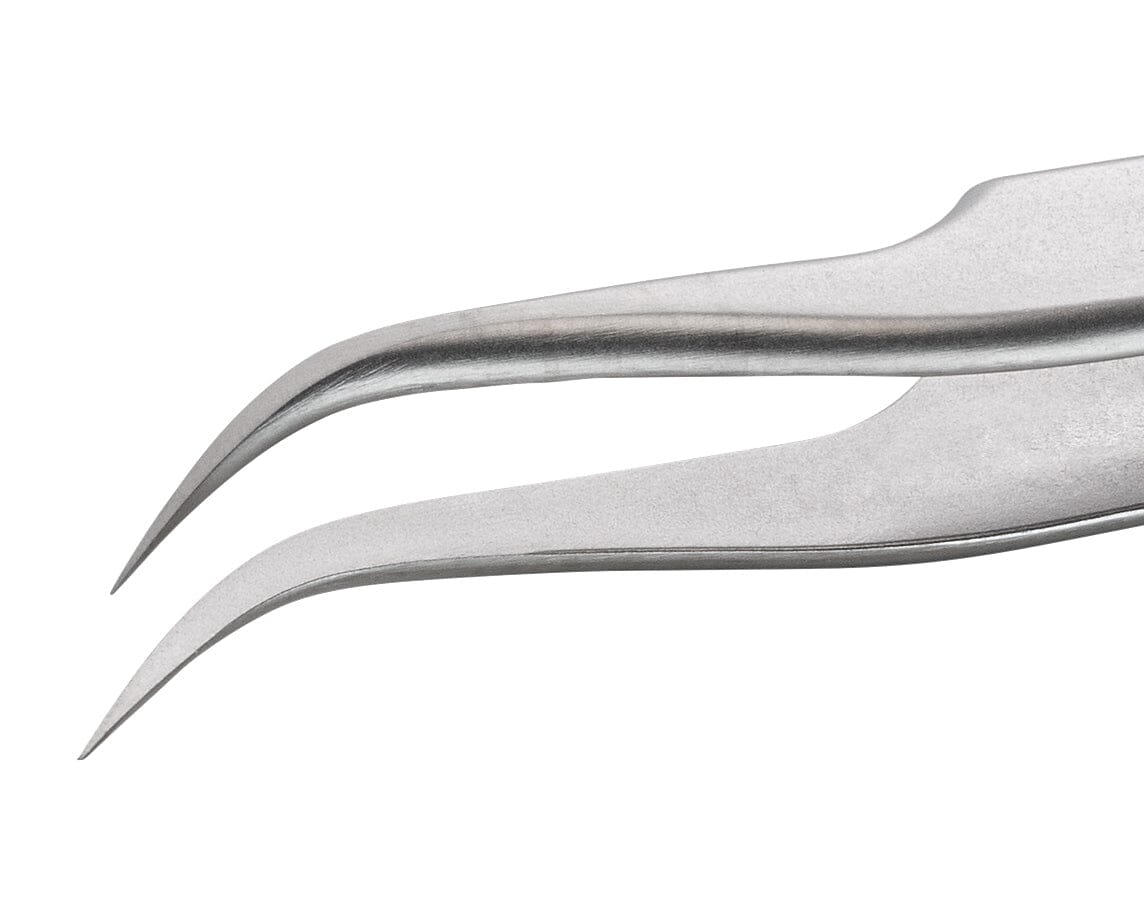 Ideal-tek High Precision Tweezers – Style 7 – Anti-Acid / Anti-Magnetic Stainless Steel – 120mm (4.7″) – Swiss Made