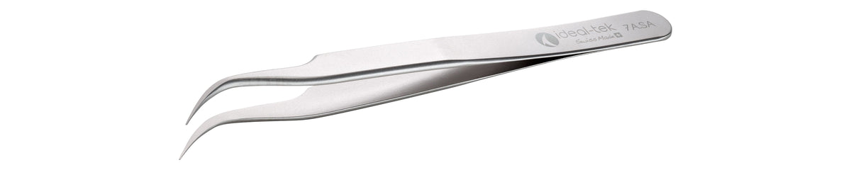 Ideal-tek High Precision Tweezers – Style 7 – Anti-Acid / Anti-Magnetic Stainless Steel – 120mm (4.7″) – Swiss Made