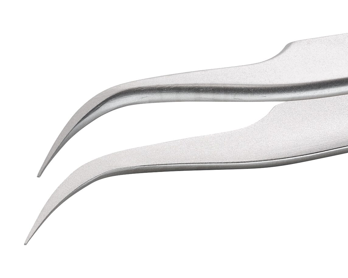 Ideal-tek High Precision Tweezers – Style 7 – Anti-Acid / Anti-Magnetic Stainless Steel – 120mm (4.7″) – Swiss Made