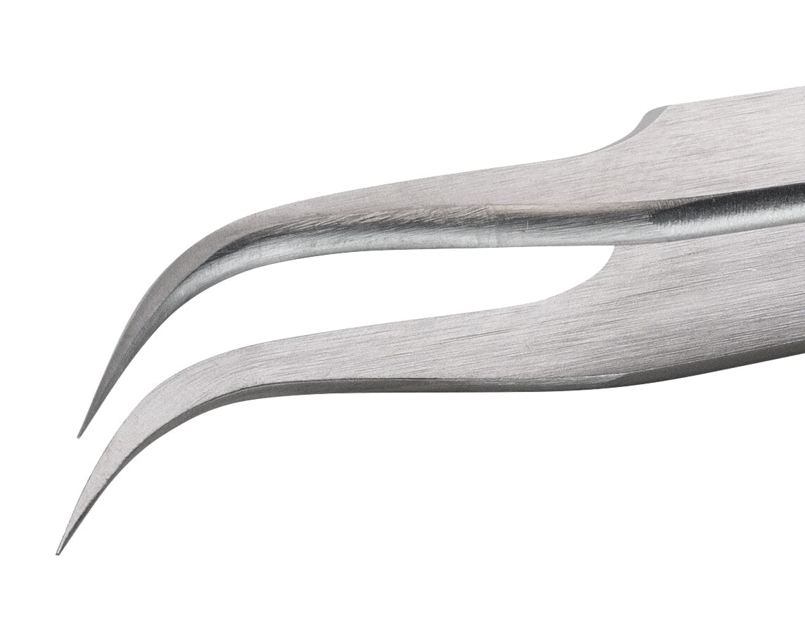 Ideal-tek High Precision Tweezers – Style 7 – Carbon Steel – 120mm (4.7″) – Swiss Made