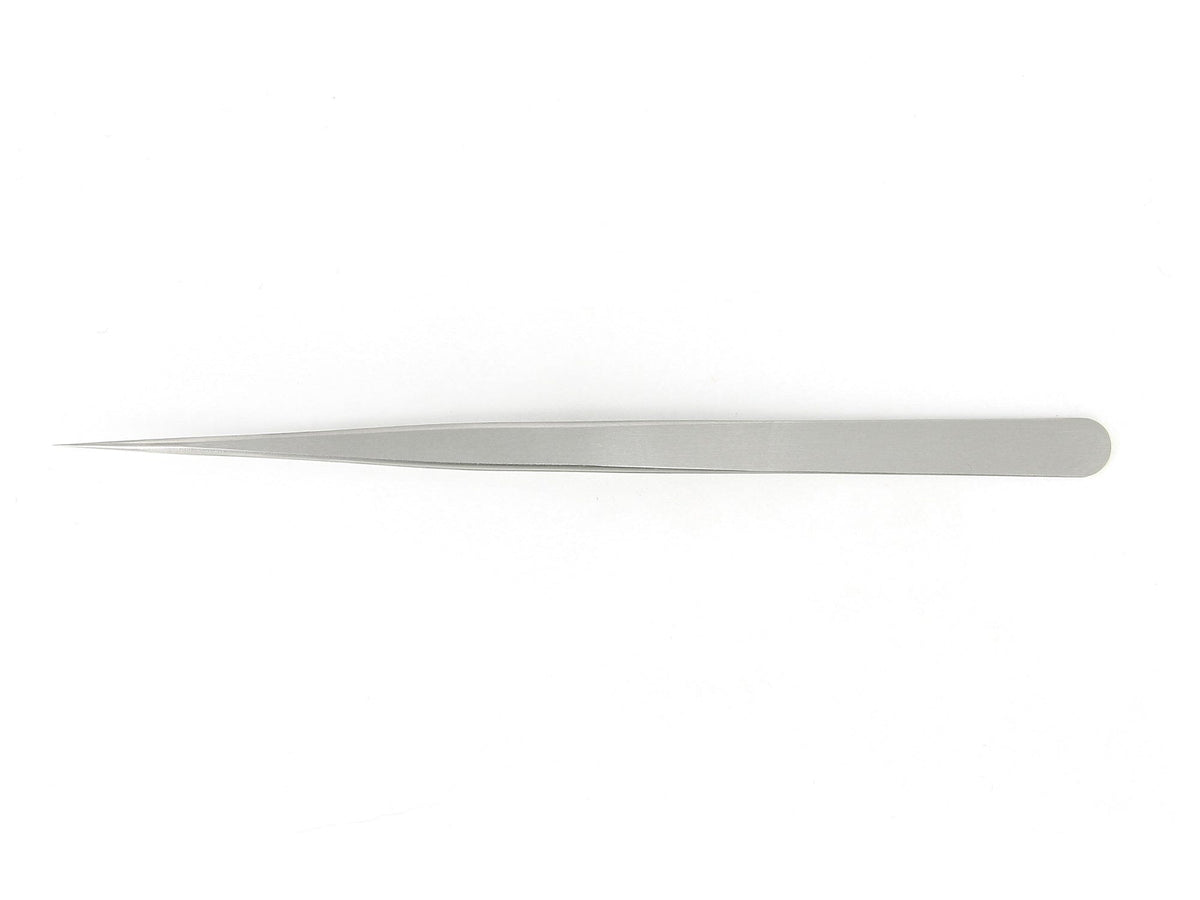 Ideal-tek High precision tweezers – Style Stainless Steel – Anti-Acid / Anti-Magnetic Stainless Steel – 140mm (5.5″) – Swiss Made