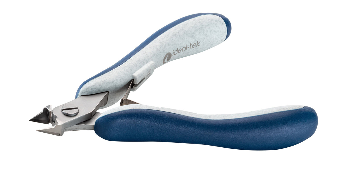 Ideal-tek High Precision TX Hard Wire Cutter – Small Taper-Relief – Full Flush – 120mm (4.7″) – ESD – Made in Italy