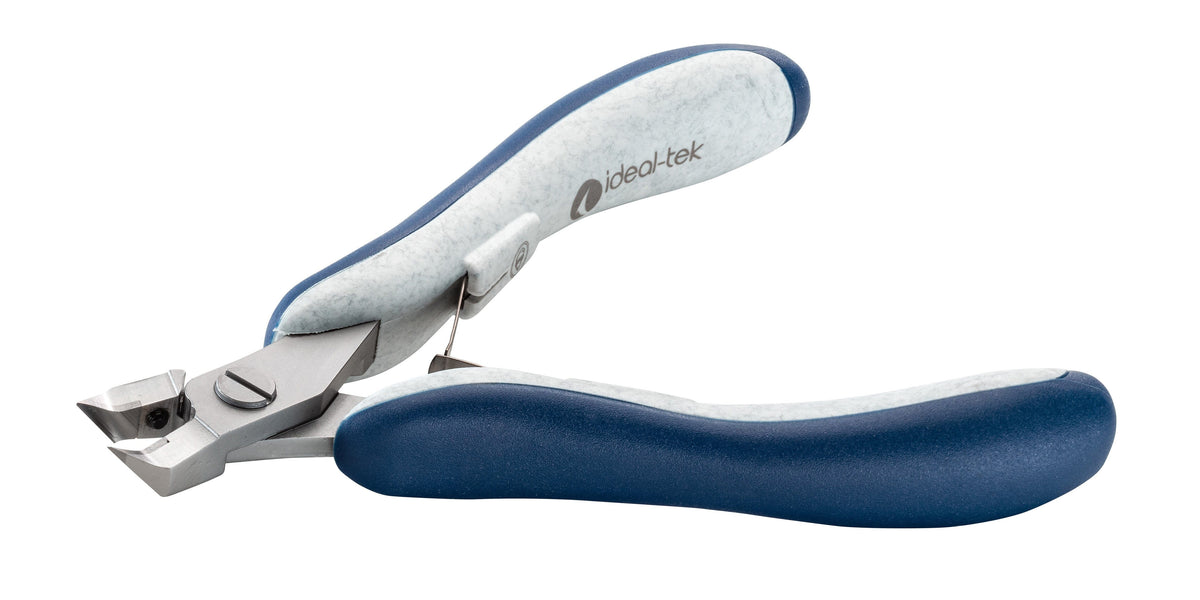 Ideal-tek High Precision TX Hard Wire Cutter – Small Tapered Angled – Full Flush – 123mm (4.8″) – ESD – Made in Italy