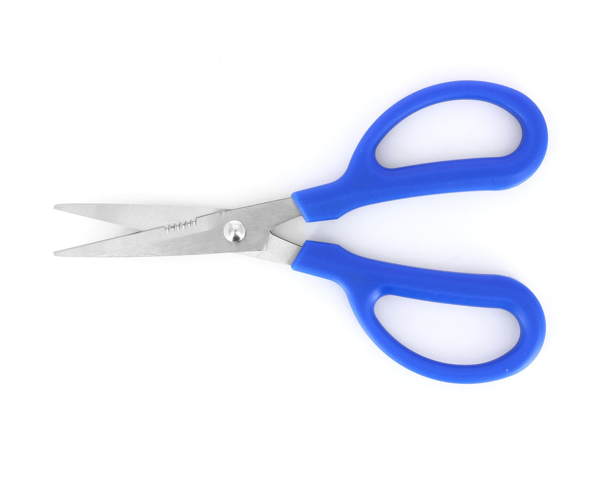 Ideal-tek Industrial Scissors – Ergonomic – Stainless Steel – TPR handle – OAL 180mm (7.1″) – Made in Taiwan