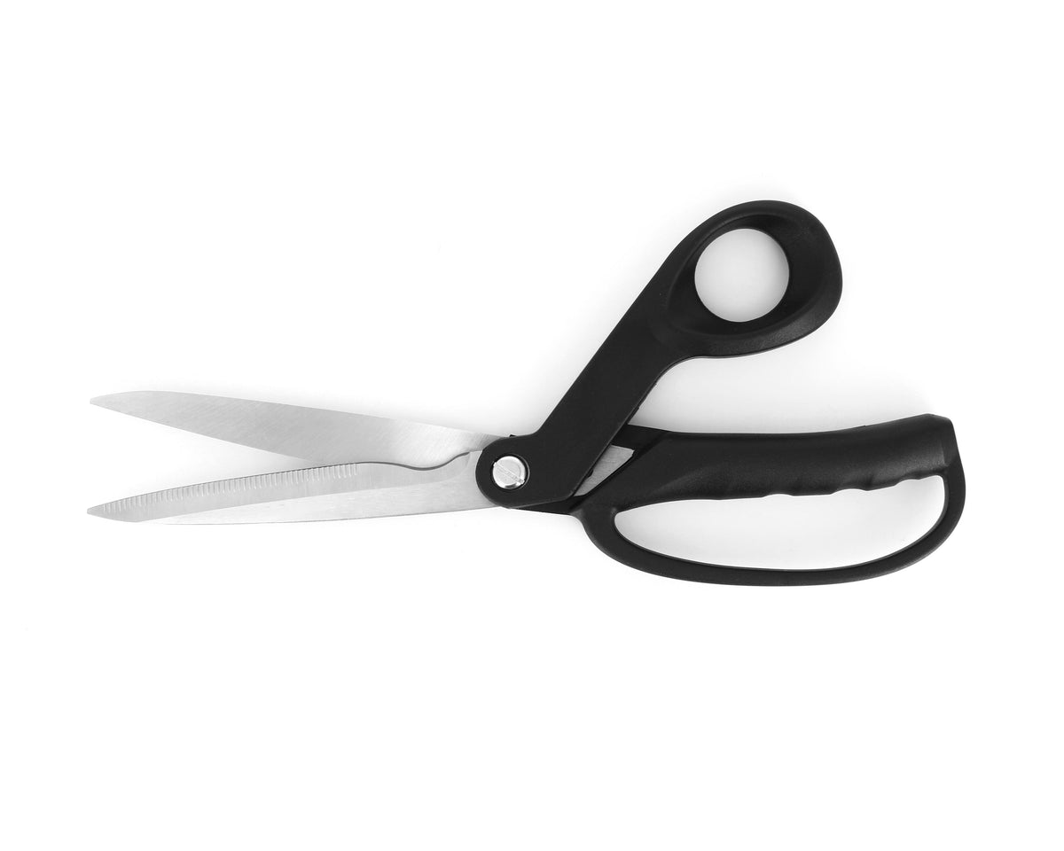 Ideal-tek Industrial Scissors – Ergonomic – Stainless Steel – TPR handle – OAL 250mm (9.8″) – Made in Taiwan