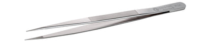 Ideal-tek Industrial Tweezers – Style 119 – Anti-Acid / Anti-Magnetic Stainless Steel – 150mm (5.9″) – Swiss Made