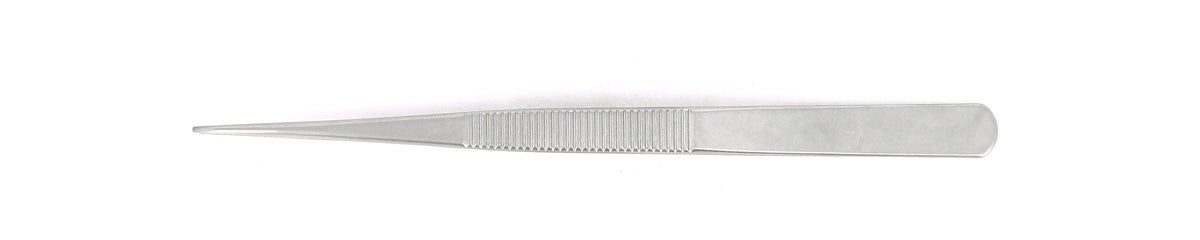 Ideal-tek Industrial Tweezers – Style 120 – Anti-Acid / Anti-Magnetic Stainless Steel – 115mm (4.5″) – Swiss Made