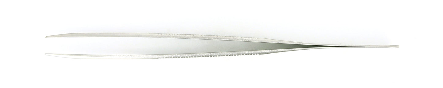 Ideal-tek Industrial Tweezers – Style 120 – Anti-Acid / Anti-Magnetic Stainless Steel – 160mm (6.3″) – Swiss Made