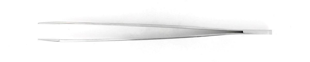 Ideal-tek Industrial Tweezers – Style 124 – Anti-Acid / Anti-Magnetic Stainless Steel – 150mm (5.9″) – Swiss Made