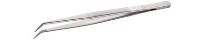 Ideal-tek Industrial Tweezers – Style 124 – Anti-Acid / Anti-Magnetic Stainless Steel – 150mm (5.9″) – Swiss Made