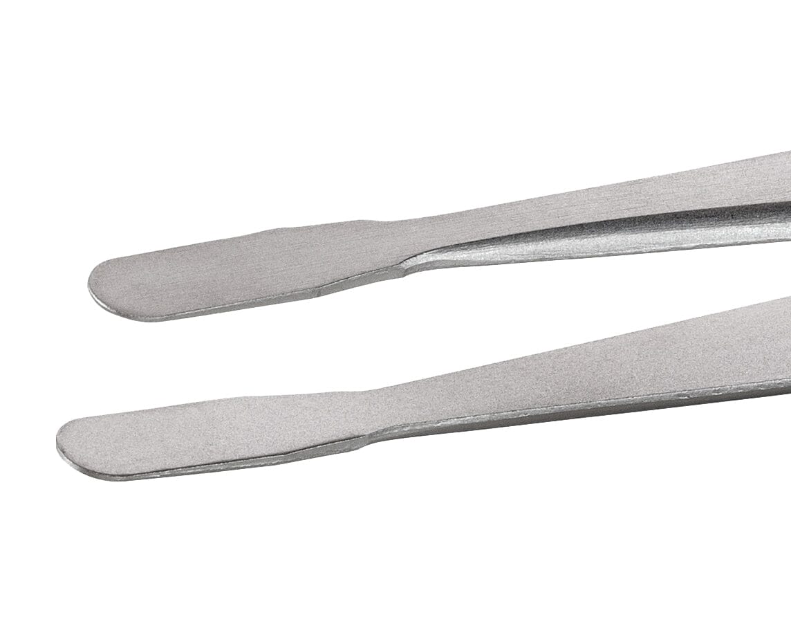 Ideal-tek Industrial tweezers – Style 125 – Anti-Acid / Anti-Magnetic Stainless Steel – 120mm (4.7″) – Swiss Made