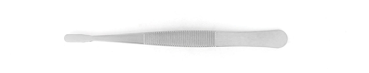 Ideal-tek Industrial tweezers – Style 125 – Anti-Acid / Anti-Magnetic Stainless Steel – 120mm (4.7″) – Swiss Made