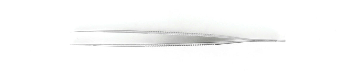 Ideal-tek Industrial tweezers – Style 125 – Anti-Acid / Anti-Magnetic Stainless Steel – 120mm (4.7″) – Swiss Made