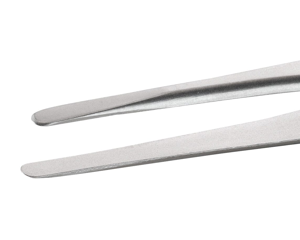 Ideal-tek Industrial tweezers – Style 125A – Anti-Acid / Anti-Magnetic Stainless Steel – 120mm (4.7″) – Swiss Made