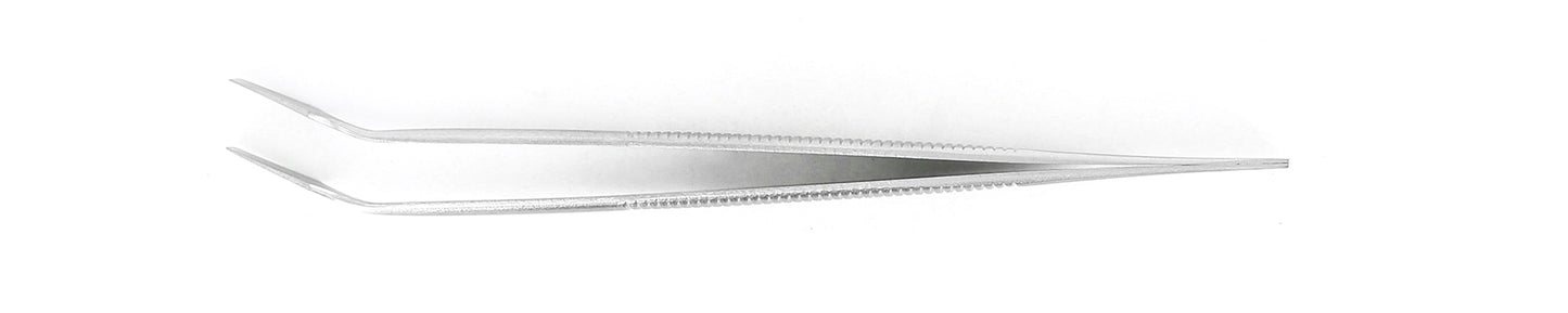 Ideal-tek Industrial tweezers – Style 127 – Anti-Acid / Anti-Magnetic Stainless Steel – 105mm (4.1″) – Swiss Made