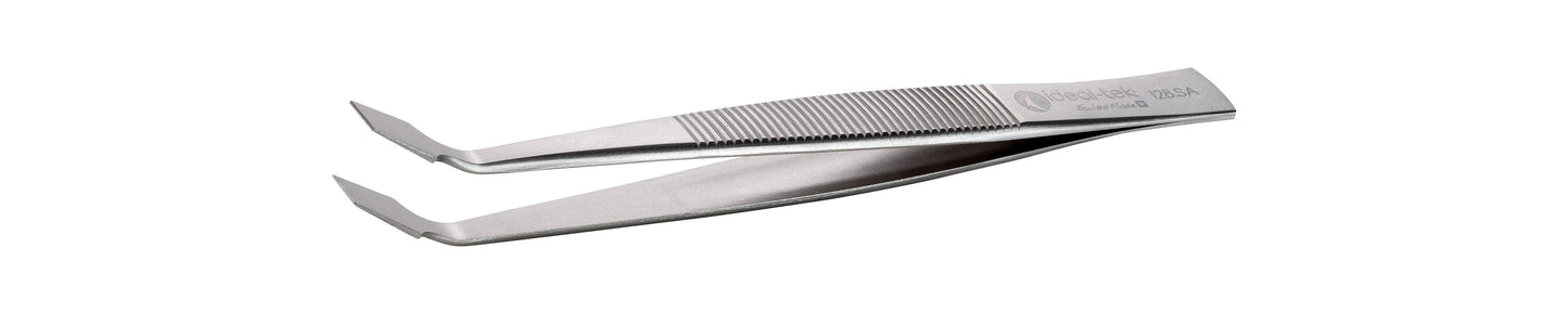 Ideal-tek Industrial tweezers – Style 127 – Anti-Acid / Anti-Magnetic Stainless Steel – 105mm (4.1″) – Swiss Made
