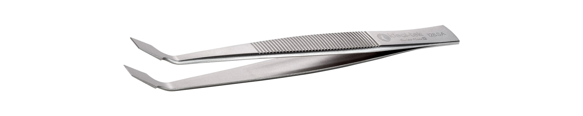 Ideal-tek Industrial tweezers – Style 127 – Anti-Acid / Anti-Magnetic Stainless Steel – 105mm (4.1″) – Swiss Made