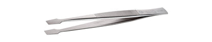 Ideal-tek Industrial tweezers – Style 127 – Anti-Acid / Anti-Magnetic Stainless Steel – 105mm (4.1″) – Swiss Made