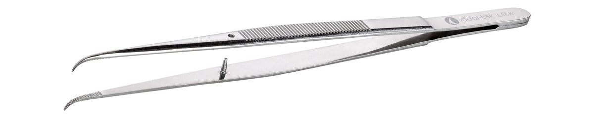Ideal-tek Industrial Tweezers – Style 646 – Stainless Steel – 155mm (6.1″) – Made in Italy