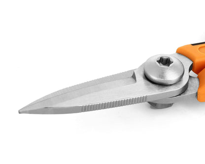 Ideal-tek Kevlar Scissors – Tool Steel – Bicomponent handle – Serrated – OAL 138mm (5.4″) – Made in Taiwan
